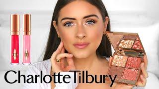 NEW CHARLOTTE TILBURY GLOWGASM FACE PALETTE & JEWEL LIPS REVIEW