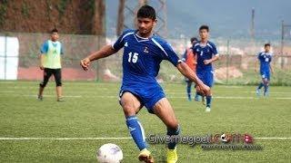Bikash Thapa scores for Nepal U16 in training session