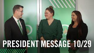 President Armacost Message 10-29-24: Student Academic Success