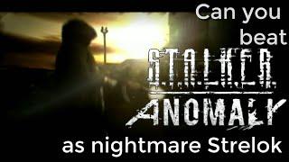 Can you beat STALKER Anomaly as nightmare Strelok?