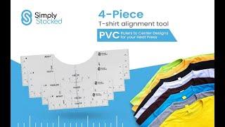 Simply Stocked T-shirt Ruler Guide for Vinyl Alignment