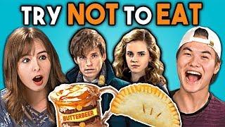 Try Not To Eat Challenge - Harry Potter Food | Teens & College Kids Vs. Food