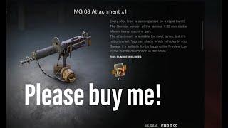 Open your wallet! The new MG 08. A "must have" for your WoT Blitz Tank!!