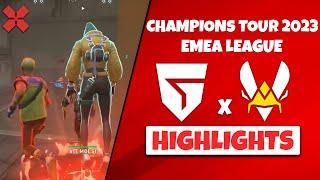 EPIC GAME!! Giants Gaming vs Team Vitality - HIGHLIGHTS | VALORANT Champions Tour 2023: EMEA League