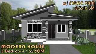 3 BEDROOM | MODERN HOUSE DESIGN IDEA | 1 T&B | BUNGALOW HOUSE | SIMPLE HOUSE DESIGN