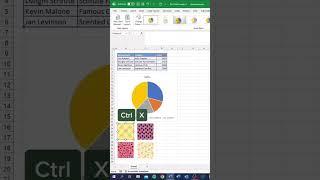 How to paste images on pie charts in Excel!