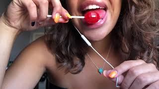 ASMR- LOLLIPOP, GUM CHEWING, minimal whispers