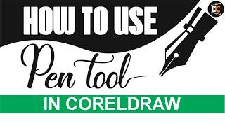 How To Use The Corel Draw Pen Tool Like A Pro! | Corel Draw Tutorials