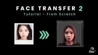 Face Transfer 2 Tutorial – Create a 3D Model Based on a Photo From Scratch