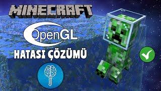 Minecraft OpenGL Hatası Çözümü