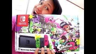 Unboxing Nintendo Switch Splatoon 2 Edition 2018