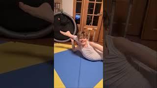 Contortion Routines Circus boy. Stretching for