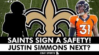 SAINTS NEWS: New Orleans Saints Sign Roderic Teamer! Is Justin Simmons Next?