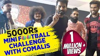 Mini Football Challenge with Pugazh, Sam Vishal, Sarath & Silmisham | Mr makapa pugazh comedy