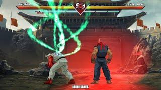 SHIN AKUMA VS EVIL RYU! ARINO GAMES BEST FIGHT!