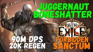 [PoE] Juggernaut Boneshatter Tank Build, 90M DPS, All content