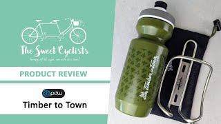 Portland Design Works Timber to Town ZigZag Steel Bottle Cage + Cycling Water Bottle Review