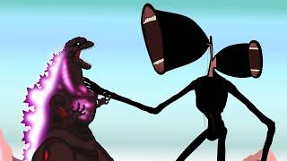 Godzilla  vs Siren Head Attack | Godzilla Animation