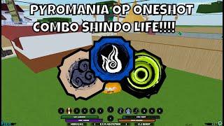 *OP* PYROMANIA BASED ONE SHOT COMBO SHINOBI LIFE 2!!!!
