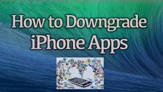 How to Downgrade Apps In iOS 9 and iOS 10 CYDIA MIRACLE TWEAK