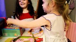 Camryn and Claire Playing with Lalaloopsy