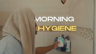 A morning hygiene routine every young man should do.