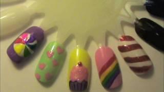 California Gurls Inspired Nails