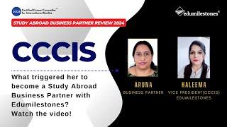 Aruna's Experience with Edumilestones as Study Abroad Business Partner