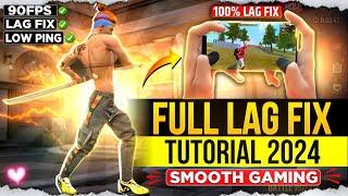 How to get 90 FPS In Free Fire / Full Tutorial Video Lag Fix Problem In 2GB,3GB,4GB RAM Phones