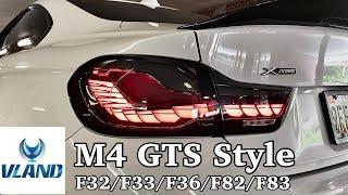 VLAND OLED GTS Tail Light Install on my BMW F32 440i | DIY Step-By-Step INSTALL! | Fits ALL 4-Series