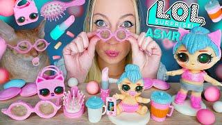 ASMR EATING EDIBLE LOL DOLL, HAIR BRUSH, UFO CANDY, 사탕, 달달한 음식 (EDIBLE GLASSES, LIPSTICK) MUKBANG 먹방