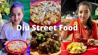 DIU Food And Street Food | Must Eat Places In DIU Veg and Non Veg| Portuguese Curry, Pizza And More