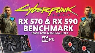 Cyberpunk 2077 RX 570 vs RX 590 Benchmark