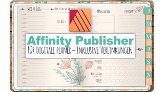 Digitale Planer in Affinity Publisher - deutsches Tutorial