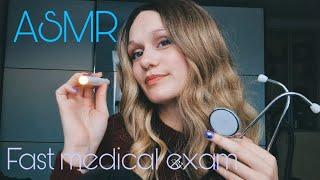 ASMR- Fast medical exam (doctor roleplay english)