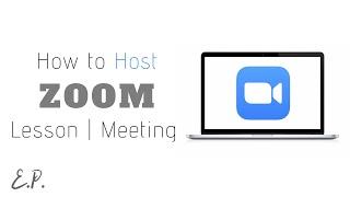 How to Host / Schedule Zoom Video Conference (Windows, Mac)