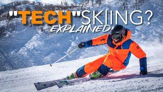 what is tech skiing? explained (carving, mogul skiing and freeride skiing)