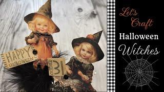 Let's make a Halloween witch decoration