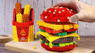 Inside Out Emotions Food Challenge | Best Lego Fast Food Recipes