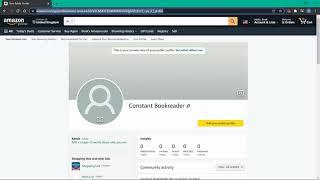 How to copy your Amazon profile link?