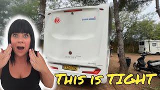 Is our 9m MOTORHOME too BIG for European Campsites?