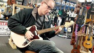 Trying out Squier guitars unplugged