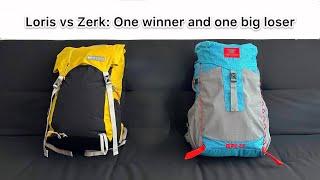 Gossamer Gear Loris vs Mountainsmith Zerk 25