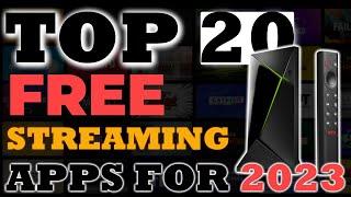 TOP 20 Free Streaming Apps For 2023 | LEGAL Apps For Movies, TV Shows, Live TV - MUST HAVE!