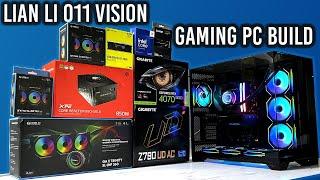 Gaming Pc Build intel i7 14700K  Rtx 4070 Super Lian Li O11 Vision