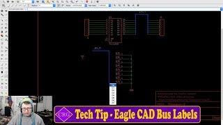 Eagle CAD Tech Tip - Using Bus Wires and Labels