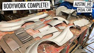 Bodywork Complete! | Austin J40 Pedal Car Restoration