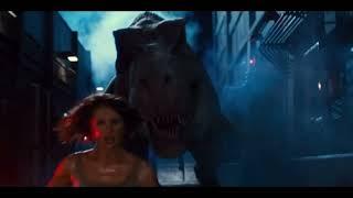 All Jurassic Park and Jurassic World: Trex and Blue vs Indominus Rex, Indoraptor, and Giganotosaurus