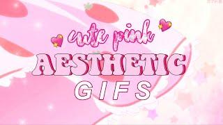 Cute Aesthetic Pink Gifs || moonbeige