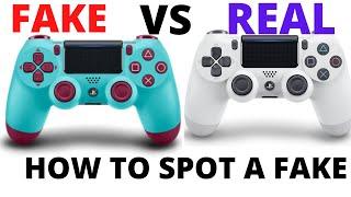 HOW TO SPOT A FAKE PLAYSTATION PS4 CONTROLLER definitive!!!!